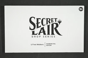 Magic The Gathering Secret Lair Li'l'est Walkers Rainbow Edición LÁMINA - ¡Totalmente nuevo! - Imagen 1 de 2