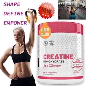5G Creatina Monoidrato in Polvere per Donna Booty Gain +2G Collagene +1G BCAA 2:1:1 - Foto 1 di 10