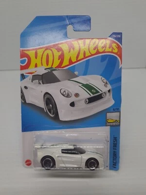 Tarjeta larga Hot Wheels Lotus Sport Elise #136 blanca fresca de fábrica 6/10 2021 HCW31  Foto 1 de 4