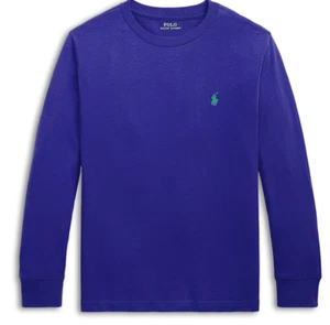 Polo Ralph Lauren Boys' Cotton Jersey Long Sleeve Tee Royal Blue Size 3 NWT - Picture 1 of 4