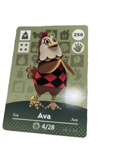 amiibo animal crossing #250 Ava, Never Scanned. - Picture 1 of 1