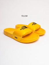 north face slippers yellow