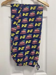 Vintage Nascar Jeff Gordon 24 Winners Circle Pajama Pants Size Large 100% Cotton - Picture 1 of 11