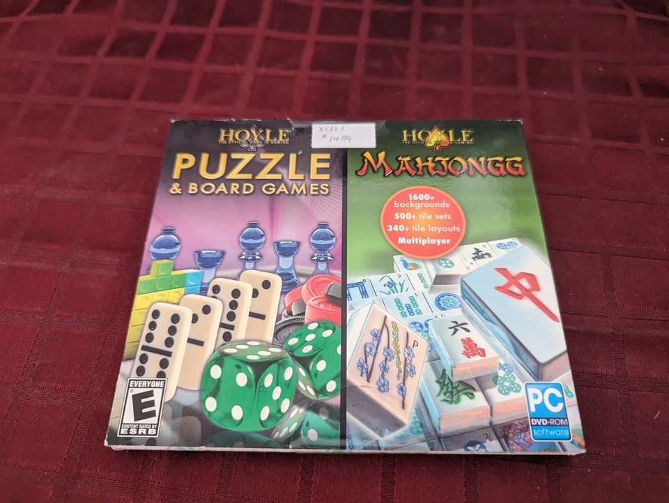 Hoyle Puzzle & Board Games And Mahjongg PC CD NEW SEALED - Image 1 of 1