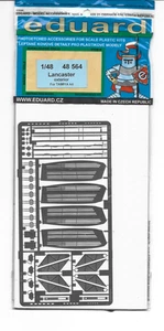RARE Eduard Lancaster Exterior Photo Etch Details in 1/48 564 For the Tamiya Kit - Picture 1 of 2