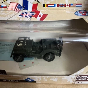 Solido Military Jeep Boxed 4th Battalion the royal welsh fusiliers 53rd. - Picture 1 of 7