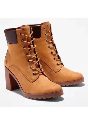 Bota Timberland Feminina Allington Salto Alto Couro com Cadarço 6 Polegadas 10 - Imagem 1 de 4