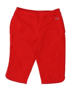 NIKE Womens Bermuda Shorts UK 6 XS W25 Red Cotton BQ26 - Picture 1 of 3