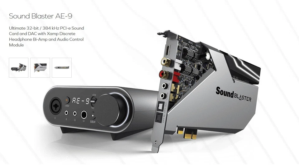 Creative Sound Blaster AE-9 PCI-E Sound Card - Image 1 of 4