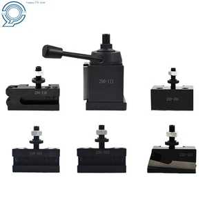 AXA 250-111 Wedge Type Tool Post, Tool Holder Set for Lathe 12" 6PC Set New - Picture 1 of 8