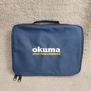 Neu Okuma Soft Side Handle Tackle Bag blau mit Reißverschluss und verstellbaren Trennwänden  - Bild 1 von 12