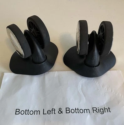 原始设备制造商 Pierrer Cardin Paris 万向轮行李箱旅行包行李箱车轮零件 C54 — 第 1/4 张图片