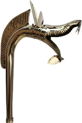 Youngsmith 18 Gauge Messing Mittelalter Carnyx der Tönung Keltisches... - Bild 1 von 4