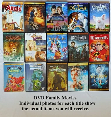 DVD Family Films - Pick and Choose your Favorites! - Image 1 of 2