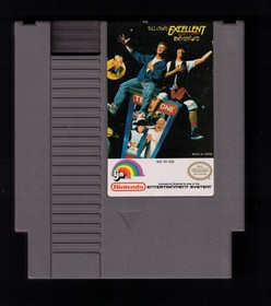 Bill and Ted's Excellent Video Game Adventure NES - Cart Only - Tested