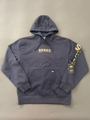 NUEVO CON ETIQUETAS Dickies Workwear Pullover Sudadera con Capucha TW22DIK Azul Marino/Dorado Para Hombre Talla Mediana RARO Foto 1 de 4