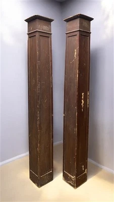 一套木柱,老式柱子,庭院庭院门廊柱,户外柱子,A — 第 1/4 张图片