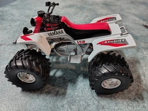 Rare Yamaha Banshee 350 Twin - 1:12 Newray Quad Bike White Red - Picture 1 of 8