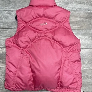Obermeyer Women's 10 (L)Pink Puffer Down Zip Puffer Vest - Picture 1 of 8