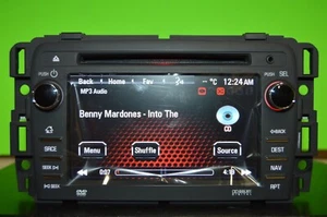 15 16 17 GMC Acadia factory MyFi Navigation CD player radio AUX USB DVD 23205085 - Foto 1 di 13