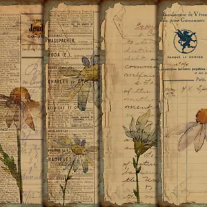 4X Vintage Paper Pad Sticker Scrapbooking Junk Journal Planner Diary Card Craft - Picture 1 of 5