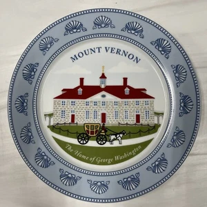 MOUNT VERNON COLLECTOR PLATE 2000 Estate & Gardens 9" HOME OF GEORGE WASHINGTON - Picture 1 of 4
