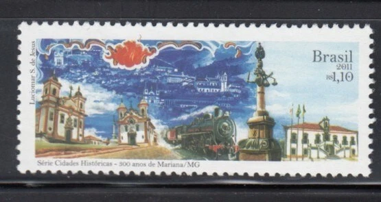 BRAZIL Town of Mariana MNH stamp - Image 1 of 1
