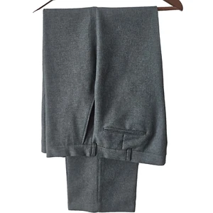 Pantalone Wentworth Action Plus uomo poli 38 x 32 grigio abito casual gamba dritta nuovo senza etichette - Foto 1 di 10