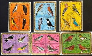 Burundi 1971 Birds Complete set of 24 stamps Scott# 337-342,C132-C very fine CTO - Picture 1 of 1