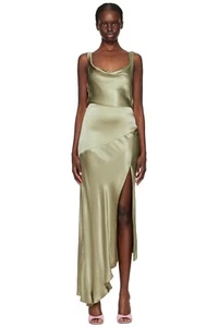 Bec & Bridge moon dance cowl neck maxi dress in sage size 8 - Picture 1 of 5