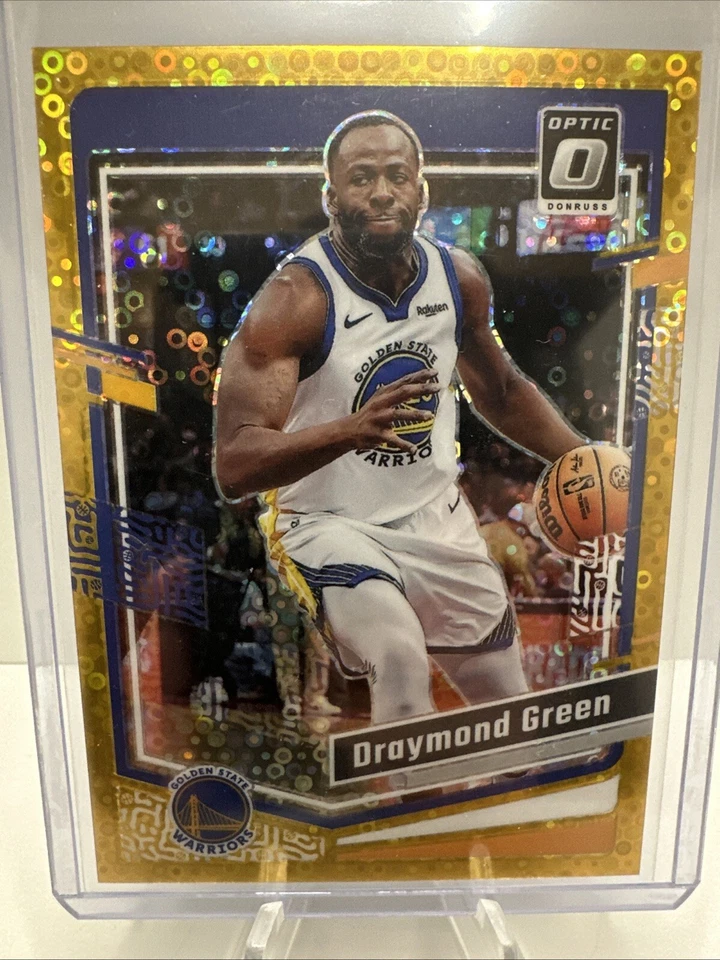 2023-24 Panini Donruss Optic Draymond Green Gold Disco Prizm 1/10 Foto 1 de 4