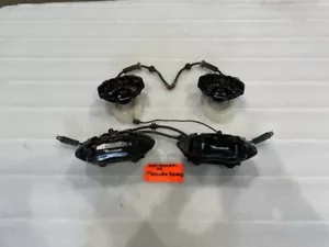 05 MASERATI QUATTROPORTE M139 OEM BLACK BREMBO FRONT REAR BRAKE CALIPERS 03-12 - Picture 1 of 12