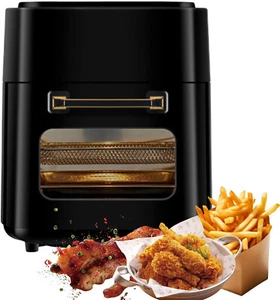 15 LT Friggitrice elettrica senza olio ad aria Fornetto 1400w 6 Tipi di cottura - Foto 1 di 8