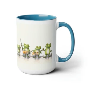 Frog Band Great Gift idea Teacher Mom Dad Family Love Coffee Mugs 15oz #12 - Picture 1 of 21