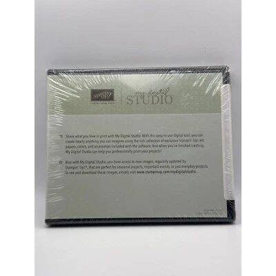 Stampin UP! My Digital Studio DESIGN STUDIO SOFTWARE For PC Windows Mac NEW! - Image 1 of 4