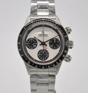 Gevril Tribeca Paul Newman NEW RELEASE Chronograph Steel White LIMITED Automatic - Picture 1 of 9