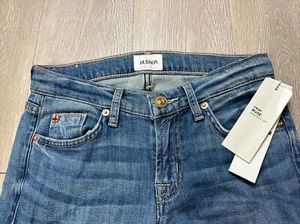 Hudson Jeans Women’s Sz 24 Muse Skinny Distressed Stretchy Medium Wash New - Picture 1 of 13