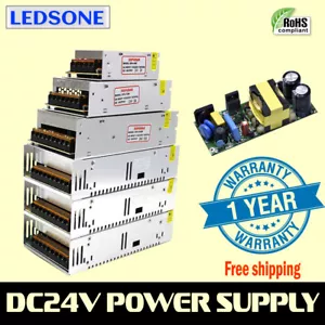 DC 24V LED Driver Power Supply Transformer AC 240V For LED Strip Light CCTV PSU - Picture 1 of 33