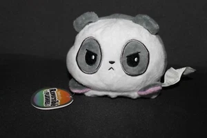 Gray white Panda OFFICIAL TeeTurtle ORIGINAL REVERSIBLE Plush Brand New W/tags - Picture 1 of 10
