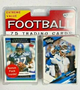 FUSSBALL 75 TRADING CARDS SHAUN ALEXANDER SEALED EXTREME VALUE BONUS PACK INSIDE - Bild 1 von 1