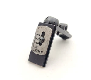 Vintage Lyman 57 WJS Rear Receiver Sight Slide Only (Slightly Bent) - Picture 1 of 5