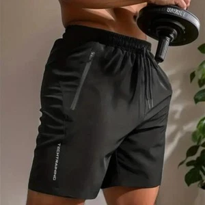 Summer Shorts Men Gym Sport Running Squat Fitness Workout Man Short Pants - Picture 1 of 24