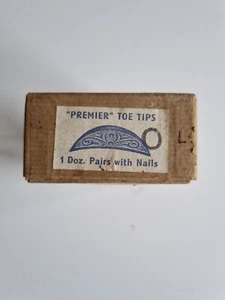 Vintage 1950s Premier Toe Tips Empty Card Box Film Prop Display Window Repair P0 - Picture 1 of 7