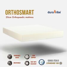 DuraTribe OrthoSmart 2000 Reflex Foam Extra Firm Mattress with removable cover