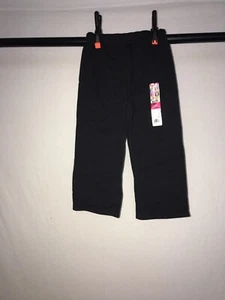 GARANIMALS - BABY TODDLER GIRL'S SOLID FLEECE PANTS - 24M BLACK SWEATPANTS - Picture 1 of 2