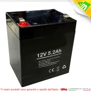 CSB GP 1245 F1 Ricaricabile Batteria Al Piombo 12V 5,2 Ah GP1245F1 SLA UPS - Foto 1 di 8