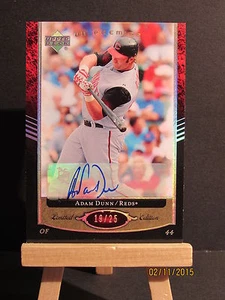 2007 Upper Deck Premier Autograph Parallel #163 Adam Dunn EXCH SN 19/25 - Bild 1 von 1