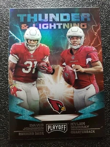 Panini Playoff 2019 fútbol americano Kyler Murray/David Johnson Thunder and Lightning - Imagen 1 de 2