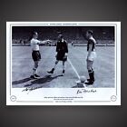 1958 FA Cup Final Captains Nat Lofthouse & Bill Foulkes Signed Photo £25