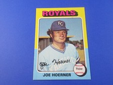 1975 TOPPS JOE HOERNER #629 KANSAS CITY ROYALS HIGH GRADE LOOKS PACK FRESH!